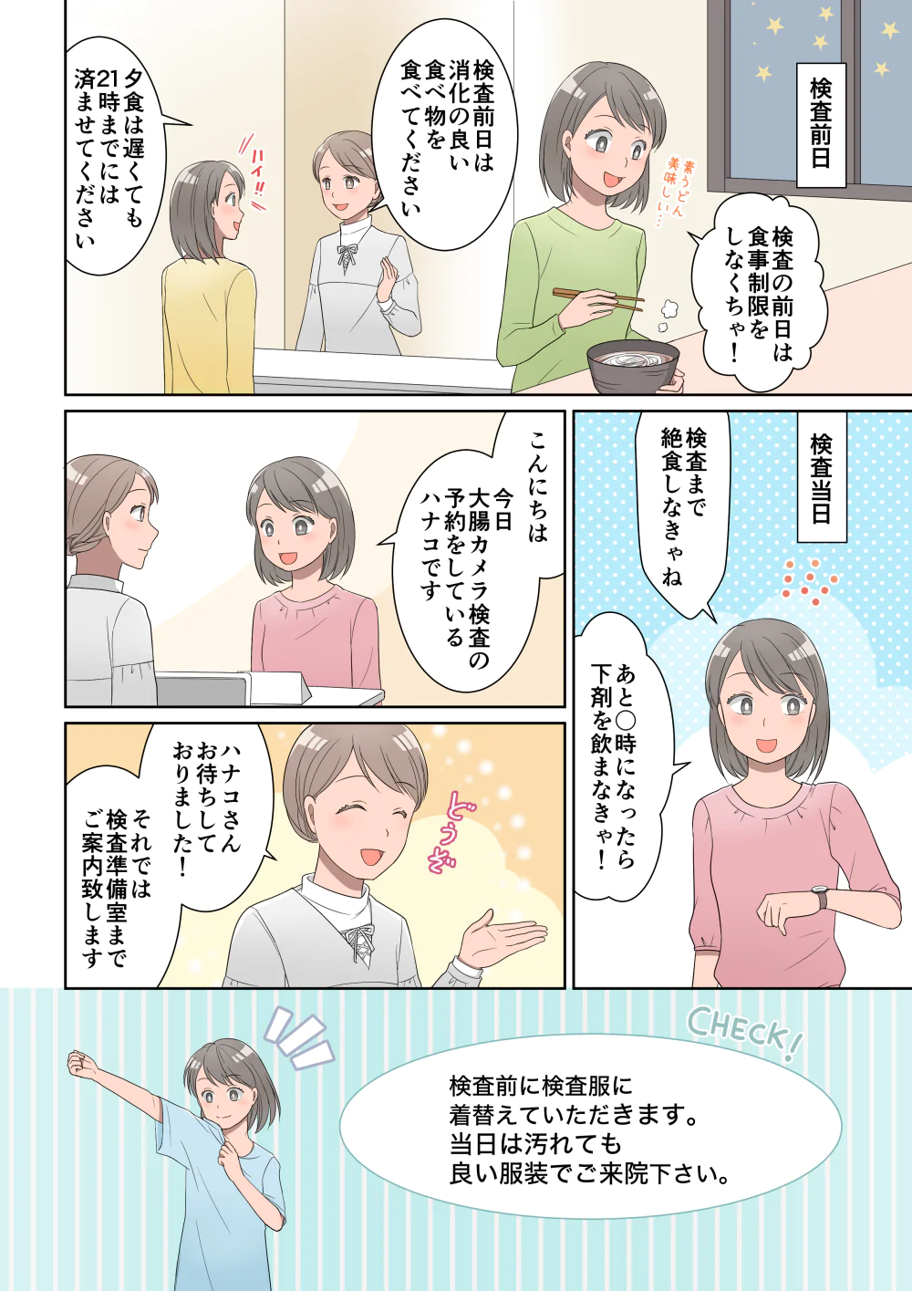 マンガで分かる大腸カメラ検査3